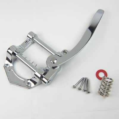 B5 B50 Style Guitar Tremolo Vibrato for Flat Top Solid Body, Tele, SG, Chrome