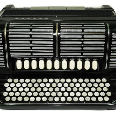Converter Hohner Morino Artiste XII Cassotto Button Accordion, made in Germany, C Griff Knopfakkordeon, Straps and Case, 2723 image 8