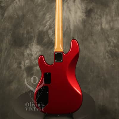 1980's Fender Contemporary Power Jazz Bass Special MIJ Candy Apple Red image 19