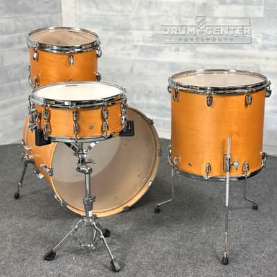 Yamaha Tour Custom Maple 4pc Drum Set 22/12/16/14 Caramel Satin image 2