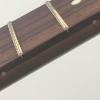 Vintage Modern Spec Lefty Fender Licensed Made in Japan Aged Relic Strat Guitar Neck Amber Loaded MIJ Nickel Gotoh Tuners image 7