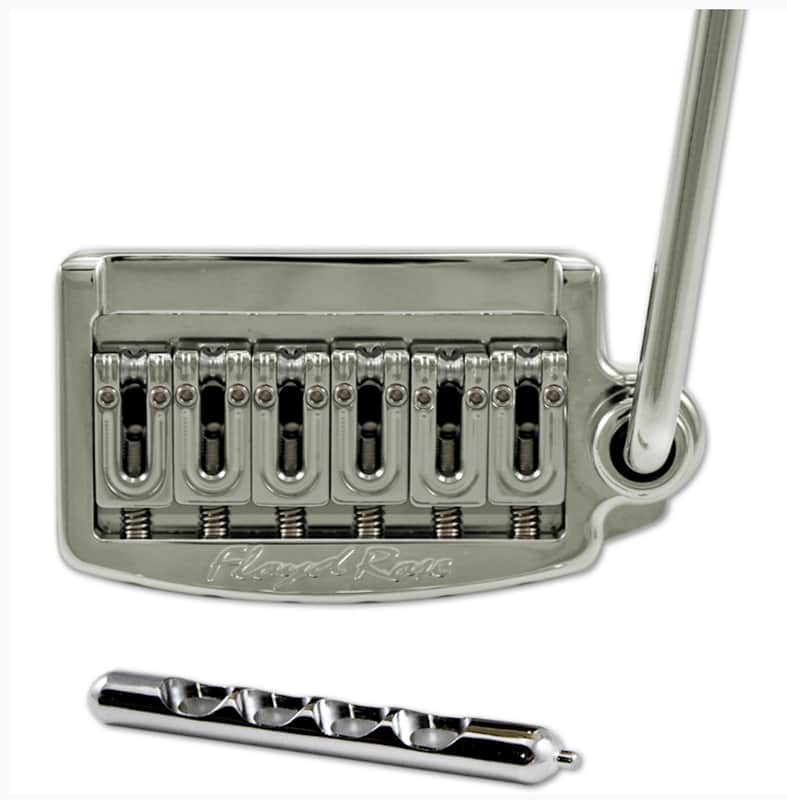 Floyd Rose RT400N Rail Tail Tremolo Fender Stratocaster 6 hole bridge UPGRADE Narrow Spacing Nickel image 1