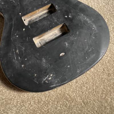 Black Lefty 4 String Bass Guitar Basswood Body image 5