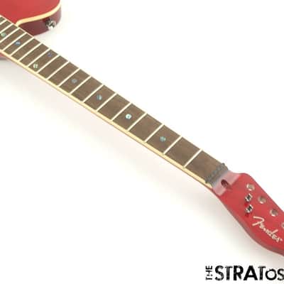 Fender Flame Maple Top Telecaster Tele BODY + NECK FMT Set Neck, Crimson Red image 3