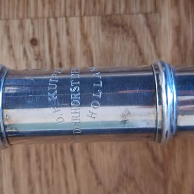 Flute Dirk Kuiper Mid 70s - Sterling silver image 9