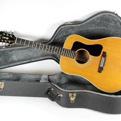 1977 Vintage Guild D-44M BLD Blonde Flamed Maple Bluegrass Jubillee ~Ebony Fretboard~ 1970s USA image 1