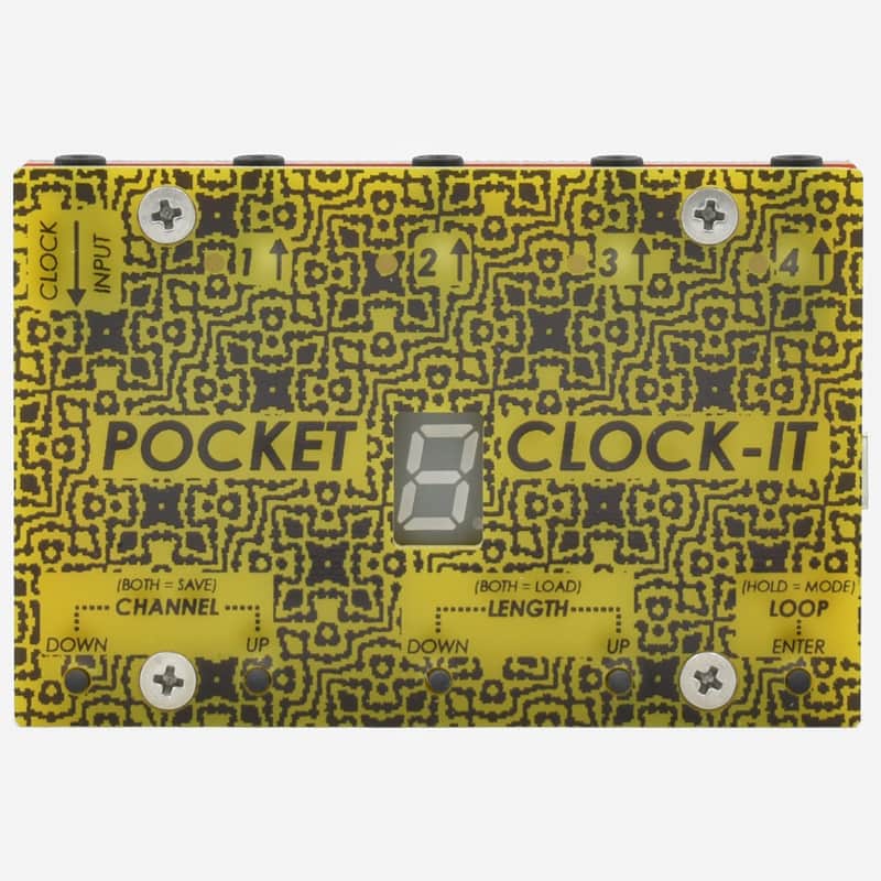 Moffenzeef Modular POCKET CLOCK-IT 4 Channel Clock Divider and Random Trigger Sequence Generator image 1