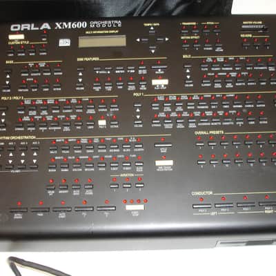 ORLA XM600 Orchestra Sound Module MIDI Arranger w/ Bag & Accessories image 2