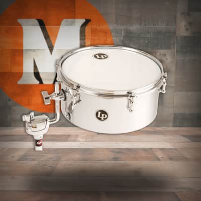 Latin Percussion LP 12" LP812-C Mountable Drum Set Timbale - Chrome (LP812-C) | Musician Madness image 1