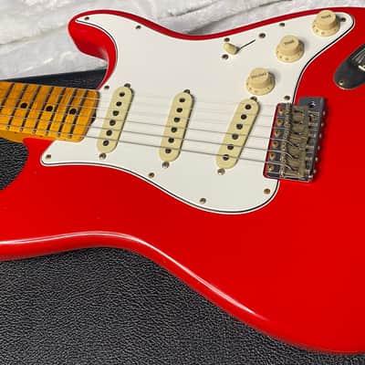 NEW! Fender Custom Shop Special Run '69 Stratocaster Journeyman Relic - Handwound P/U's - Aged Hot Rod Red - Reverse Headstock - 7.8lbs - Authorized Dealer - SUPER RARE! G07469 image 8