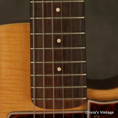 rare 1965-'66 BURNS/Baldwin GB 65 Natural/Blonde FLAME MAPLE TOP!!! image 5