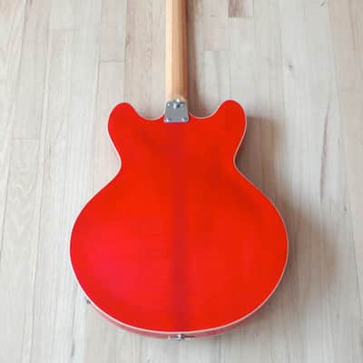 1960s Vox Cougar V214 Vintage Electric Bass Guitar Eko Italy Cherry Minty w/ohsc image 3
