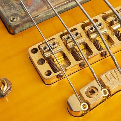 Warwick Teambuilt Pro Series Star Bass, 4-String - Vintage Sunburst Transparent High Polish, Lefthand image 3