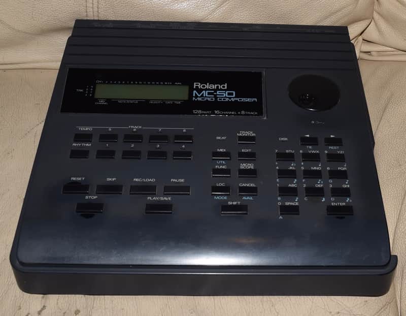 Roland MC-50 MicroComposer 1990 - 1992 - Black image 1