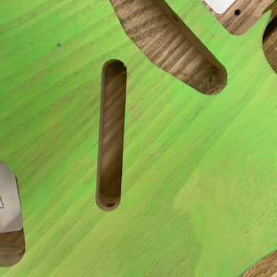 USA Telecaster Body USA Spec - Green Stain image 2