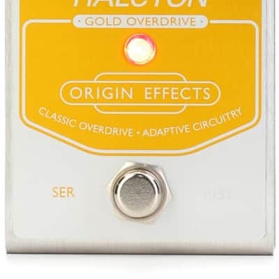 Origin Effects Halcyon Gold Overdrive Pedal (HalcyonGldd1) image 1