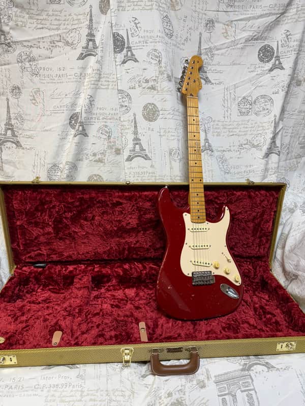 1989-1992 Squier II Standard Stratocaster Aged & Relic’d To Look Like A 50’s Custom Shop Factory Wired Tex/Mex Pickups CTS Pots Fender Case image 1
