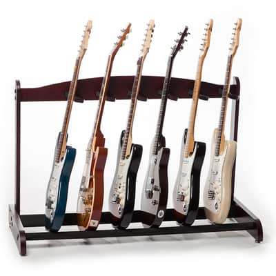 Rock Solid Guitar Stands Elite 6 2020 dark cherry image 1
