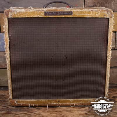 Vintage 1959 Fender Tweed Bassman 5F6-A Narrow Panel Original image 2