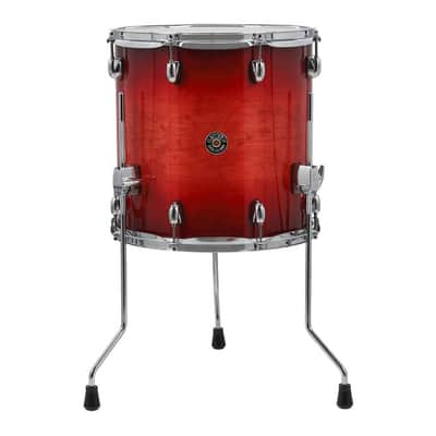 Gretsch GR814.284 CC2-1414F-GCB Floor Tom Catalina Club 14" x 14" Gloss Crimson Burst image 6