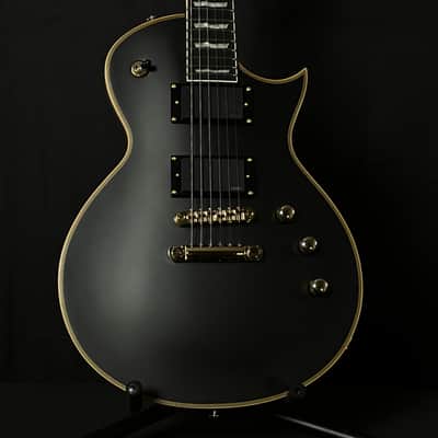 ESP LTD EC-1000 with Ebony Fretboard 2024 - Korea - Vintage Black image 2