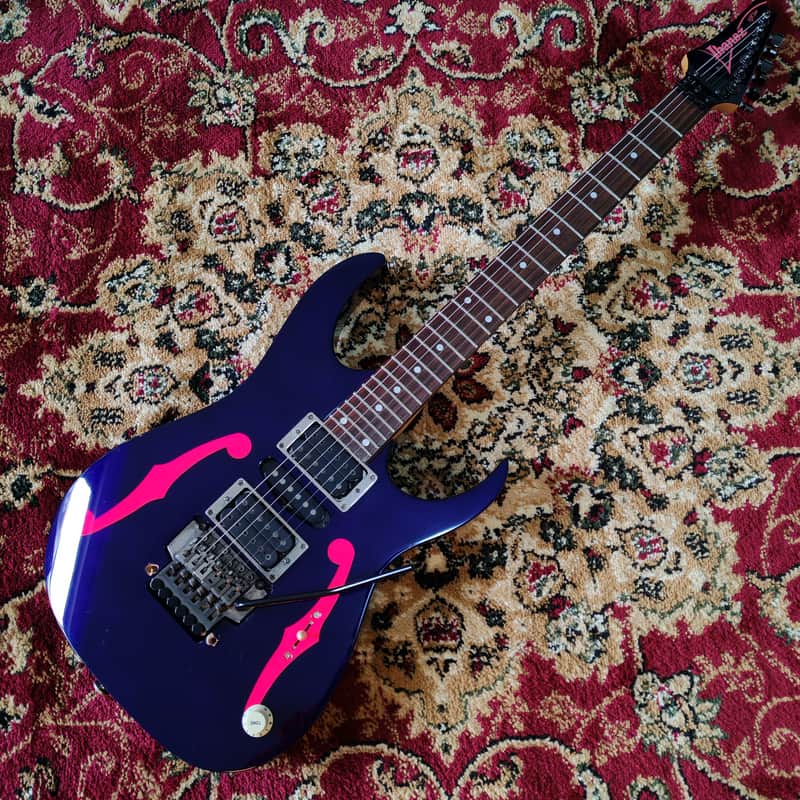1999 Ibanez Japan PGM30 Paul Gilbert Signature Model (Jewel Blue) w/ Reverse Headstock, Lo-TRS II Tremolo, MIJ image 1