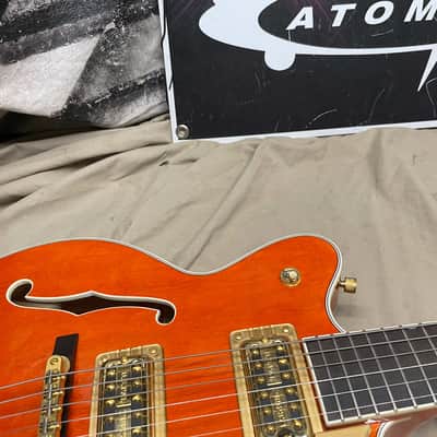 Gretsch G6122 Jr. 6122 Country Classic Junior Guitar with Case MIJ Japan 1999 Orange image 8