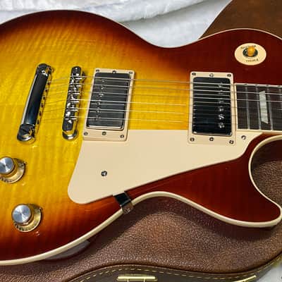 NEW! Gibson Les Paul 60's Standard Iced Tea - Authorized Dealer - Beautiful Curly Flame Maple Top - 9.35 lbs - G07289 image 4