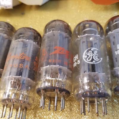 Sylvania etc. ONE (1) 6FQ7 tNOS AT1000 TESTED Balanced! PI Vacuum Tube USA 6CG7 no divider dual triode 1963-1978 image 6
