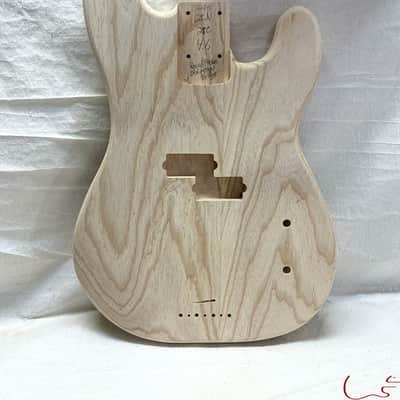 Guitar Mill P-Style Bass Body / 2 pc. Ultra Light Swamp Ash / Round Pocket / Rear Route / 4 lbs. 6 oz. (#GIN-3495) image 1