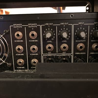 Peavey classic stereo tube power amp 60/60c 1990's ? - black image 4