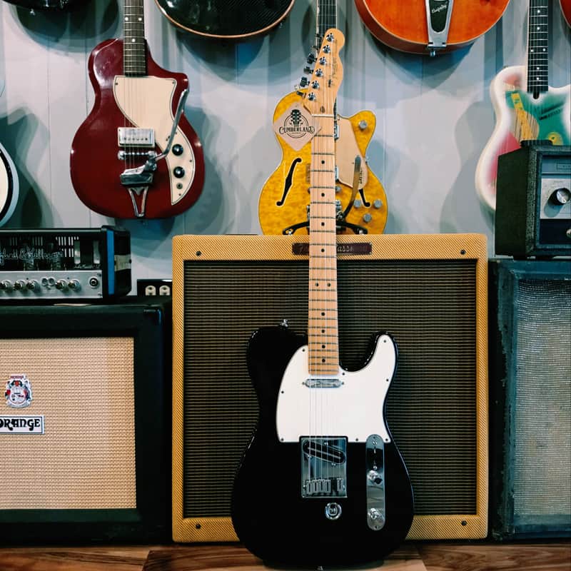 1997 Fender American Standard Telecaster - B-Bender - Black - w/Case image 1