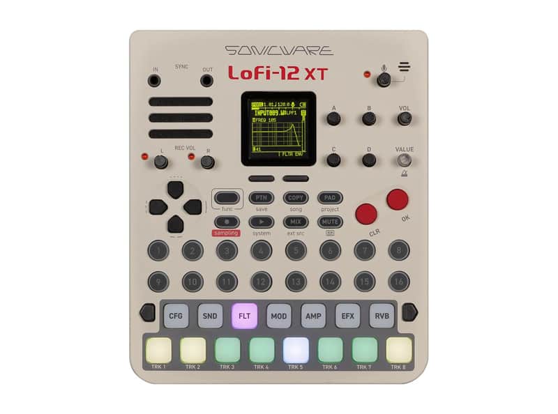 Sonicware Lofi-12 XT Lofi Groovebox Sampler (Limited Retro Color) [DEMO] image 1