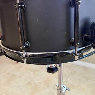 Pearl UCA6514 UltraCast Aluminum 14x6.5" Snare Drum - Matte Black image 9