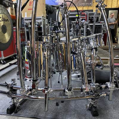 REO Speedwagon, Bryan Hitt’s 2016 Ludwig -Gibraltar Complete Drum Set. Band Signed! Extras! image 9