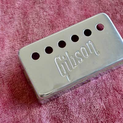 Vintage 1970's Gibson Embossed PAF Humbucking Neck Pickup Cover 1972 1973 ES-335 image 1