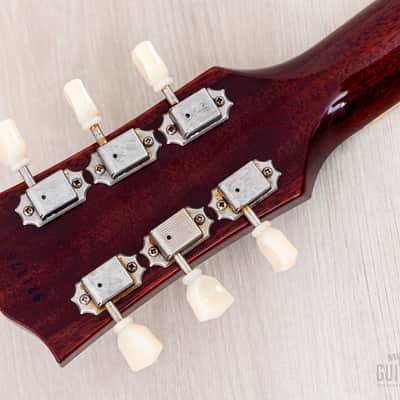 2022 Gibson Custom Shop Historic 1959 Les Paul Standard R9 70th Anniversary Washed Cherry Sunburst Gloss image 5