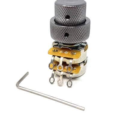 Brio Concentric Stacked Knobs for Jazz Bass Gold Nickel Black image 6