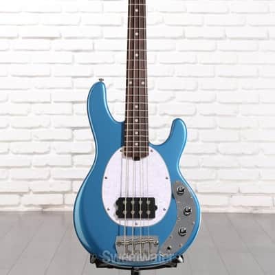 Sterling By Music Man StingRay RAYSS4 Electric Bass Guitar - Toluca Lake Blue (RaySS4TLBd2) image 2