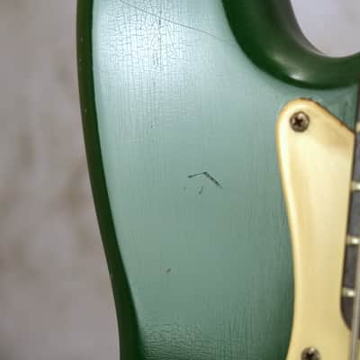Luthier Made Jazz Bass 2023 - Aged British Racing Green image 13