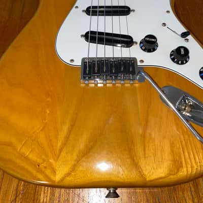 Gorgeous Vintage Fender Stratocaster 1970s - Incredible tone! Natural wood w/ case! image 2