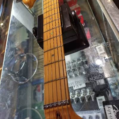 2000 Fender American Deluxe Fat Stratocaster Natural Ash Maple Mini Floyd Rose OHSC Free Ship! image 7