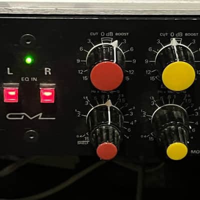 GML 8200 2-Channel Parametric Equalizer with Power Supply 1990s - Black image 6