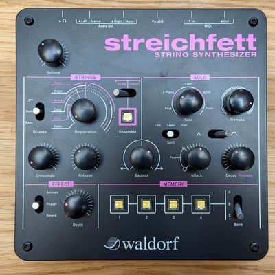 Waldorf Streichfett String Synthesizer 2019 - Present - Black
