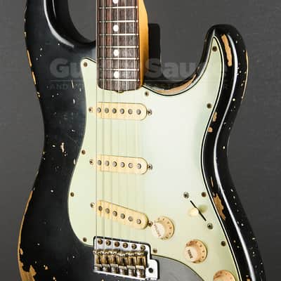 Fender Custom Shop Masterbuilt Jason Smith Stratocaster Landau 68 Relic 2020 - Black (COD 2257UG) image 9