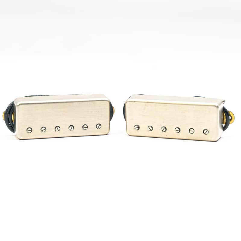 Mini Humbucker Pickup Set – Neck & Bridge – Satin Nickel – Korea-Made – New image 1