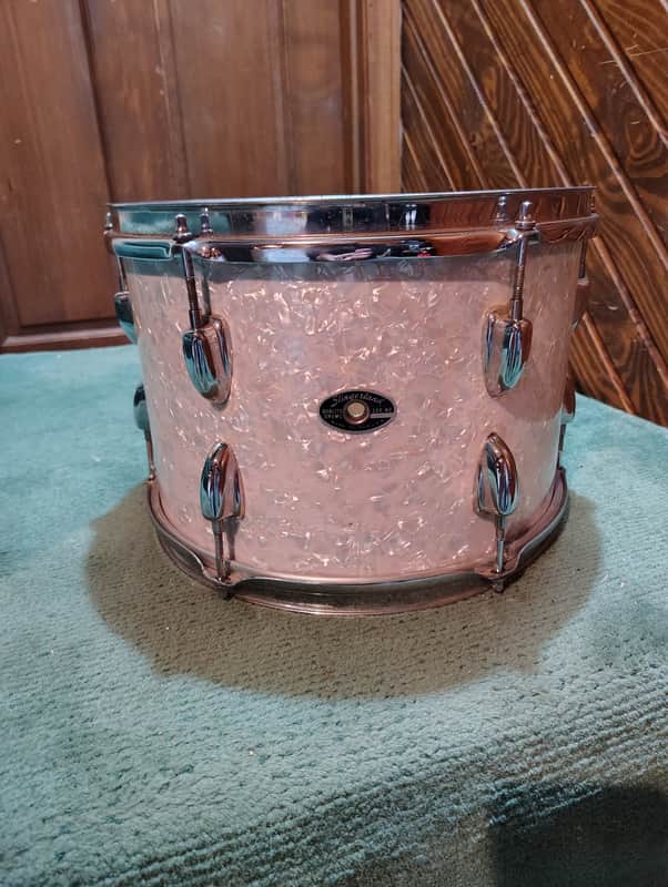 Slingerland 13"(Diameter)x9"(Depth) Rack Tom 1970's - White Marine Pearl image 1