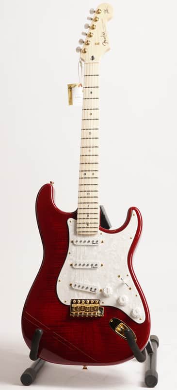 Fender Richie Kotzen Stratocaster SSS Electric Guitar (Transparent Red Burst)