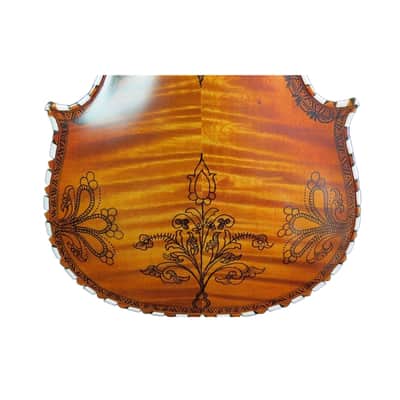 Hand made rare Norwegian fiddle 4*4 strings violin 4/4 ,hardanger fiddle image 7