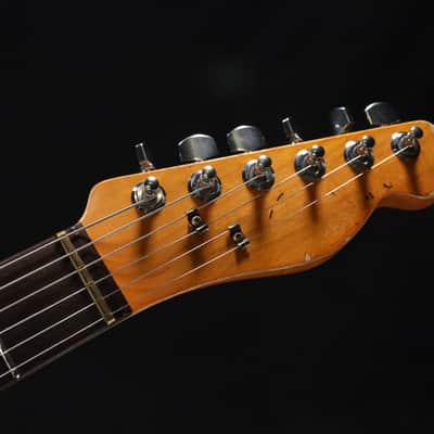 Fender Custom Shop Limited Edition Master Built Joe Strummer Telecaster Heavy Relic - Aged Black over 3-Color Sunburst 712 image 4